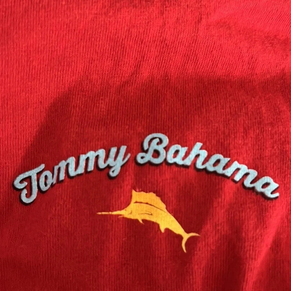 Tommy Bahama It's Glow Time Graphic T Shirt in Red - Size Medium - Picture 4 of 9